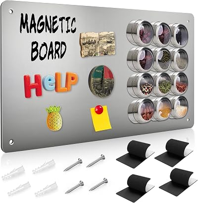 Raweao Magnetic Wall Board A3 43.5x30cm Stainless Steel Thin 0.8mm