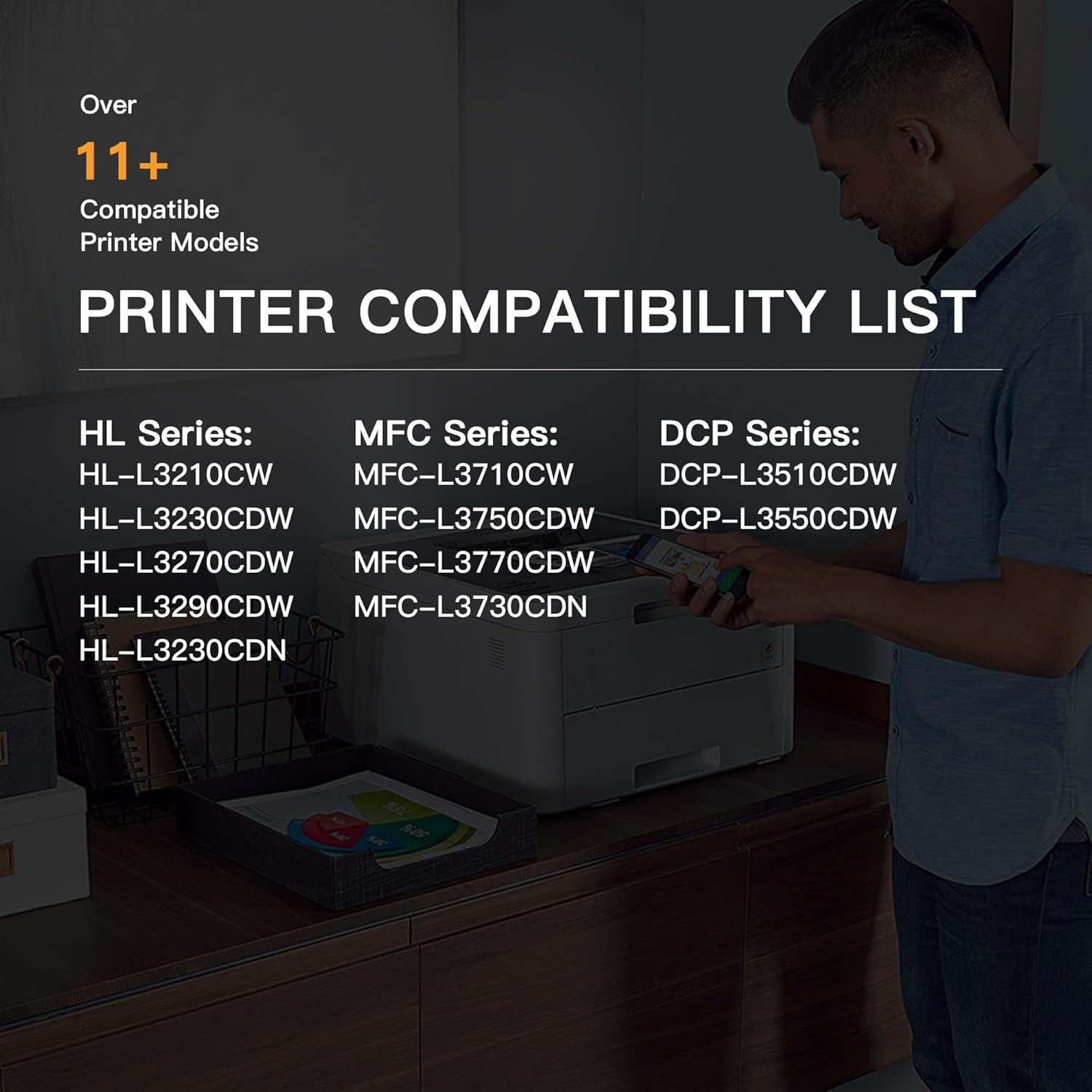 E-Z Ink (TM) High Yield Compatible Toner Cartridge Replacement for Brother TN227 TN-227 TN227bk TN223 TN-223 use with MFC-L3770CDW MFC-L3750CDW HL-L3230CDW HL-L3290CDW HL-L3210CW MFC-L3710CW (4 Pack): Office Products