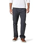 Wrangler Authentics Mens Relaxed Fit Stretch Cargo Pant