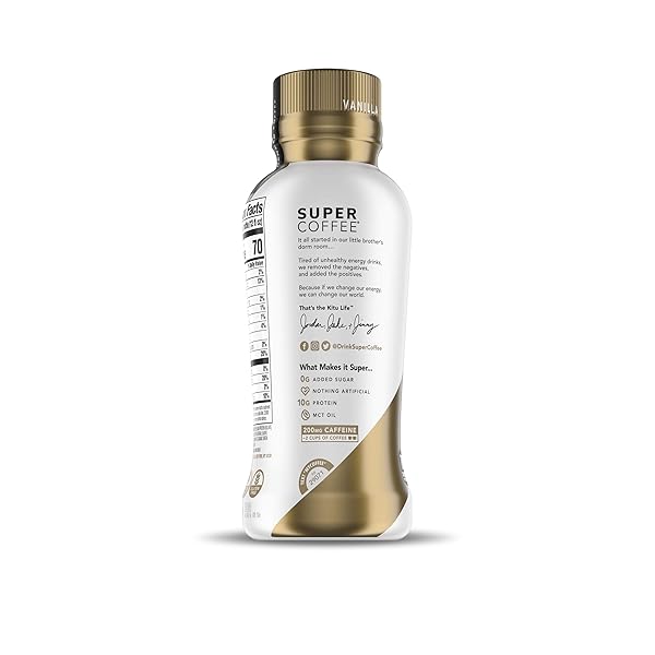 KITU, SUPER COFFEE PROTEIN MCT OIL VANILLA, 12 FL OZ