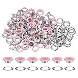 HARFINGTON 100PCS Grommets Eyelets 2/5 Inch