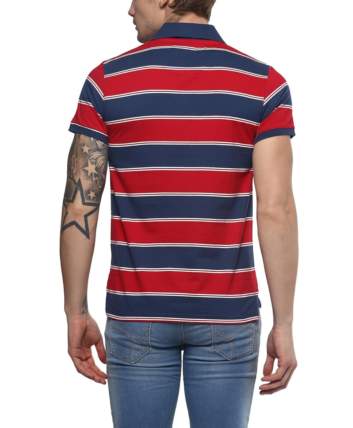 american crew men's cotton blend polo t-shirt