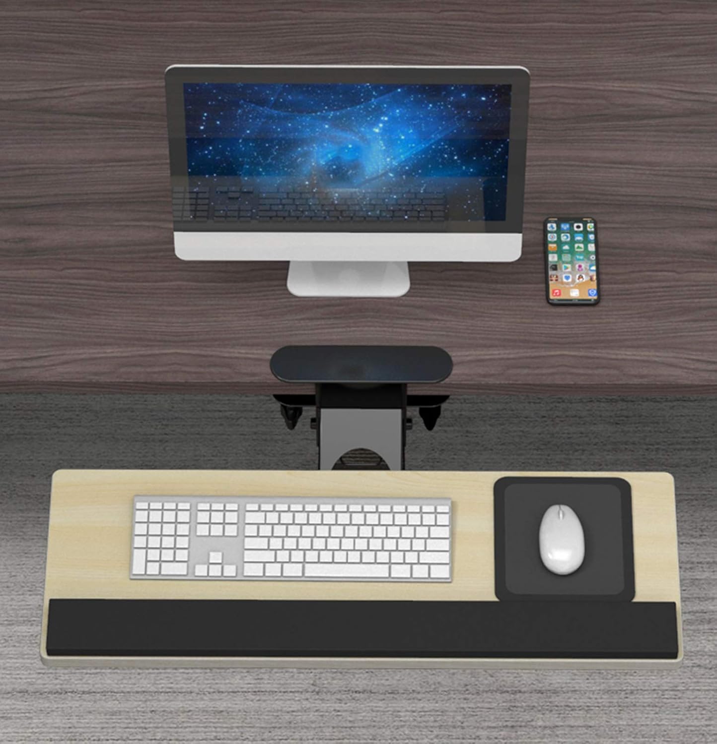 GAXQFEI Computer Keyboard Stand, Adjustable Computer