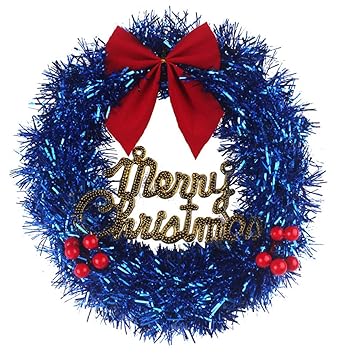 Krystallove Weihnachten Kränze Weihnachtsdeko Türkranz Mit