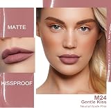 Oulac Nude Pink Lipstick Matte 4.5ml Vegan Long Lasting Lip Stain view 2
