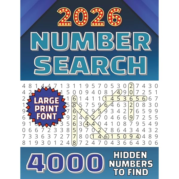 Amazon.com: Number Search Puzzles for Adults, Seniors, Young