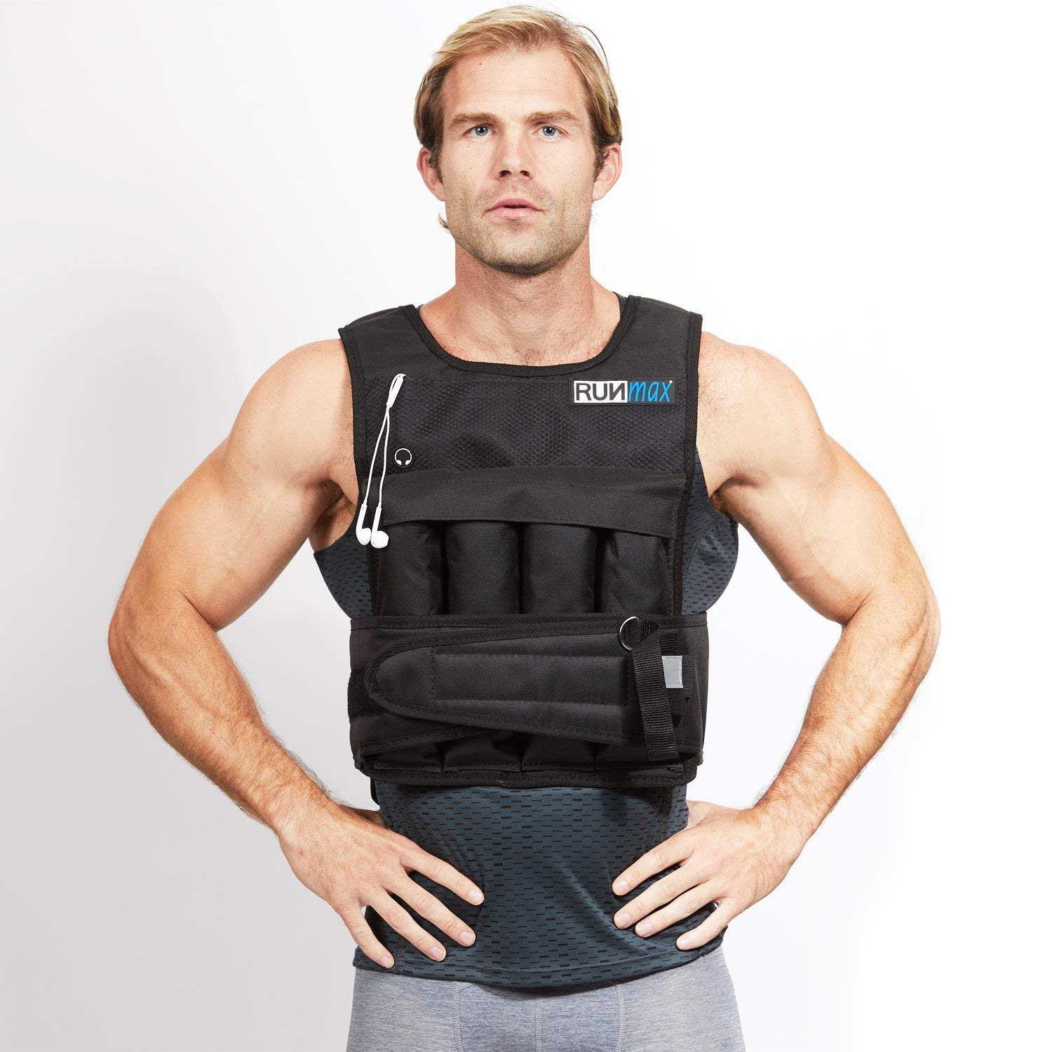 RUNFast 12lbs-140lbs Weighted Vest (Without Shoulder Pads, 12lbs) Image
