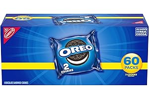 OREO Chocolate Sandwich Cookies, 60 Snack Packs (2 Cookies Per Pack)