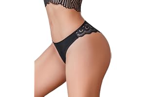 Avidlove 1 or 3 Pack Cheeky Underwear for Women Lace No Show Bikini Soft Breathe Hipster Panties