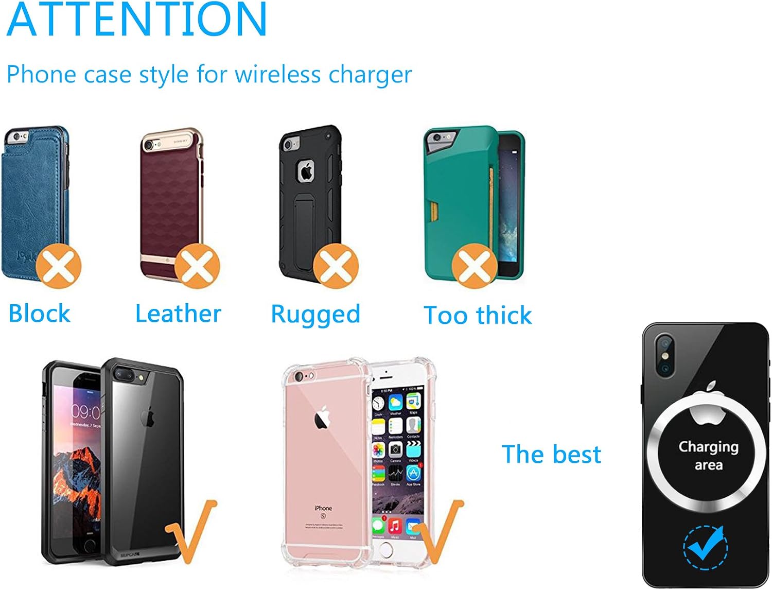 Qi Magnetic Wireless Car Fast Charger WYNK Car Mount Phone Holder