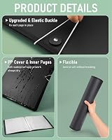 Nicpro Art Portfolio 11x17 Large Portfolio Binder 60 Pages 30 Pockets view 5