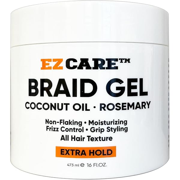 Amazon.com : EZCARE Braid Gel Black Castor Oil/Caffeine/Non
