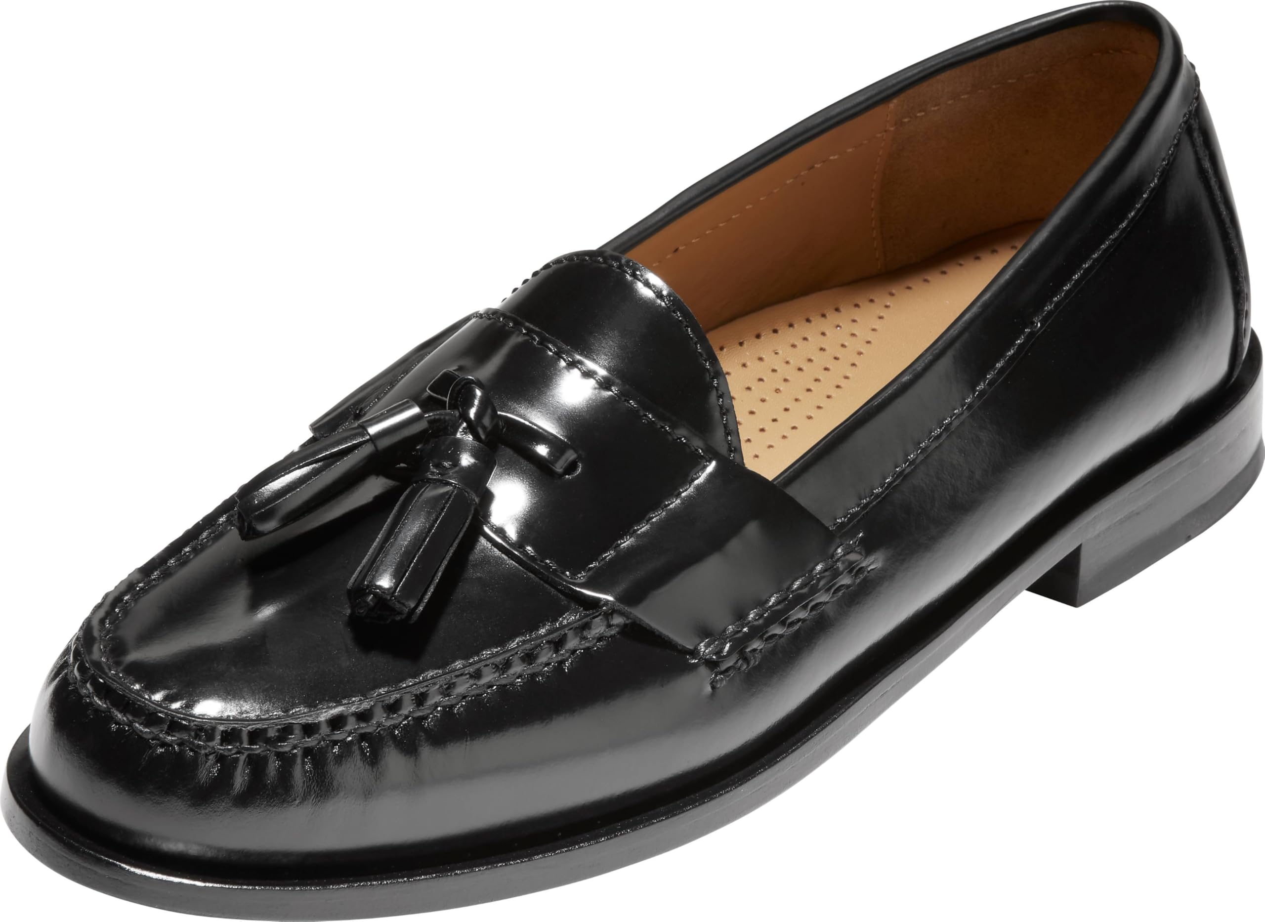 Cole Haan Men's Pinch Tassel Loafer, Black, 10 D US