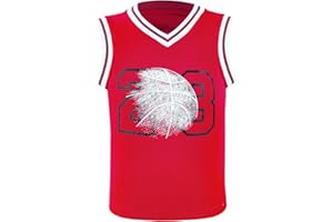 Cnins Kids Basketball Sports Jerseys for Youth Boys & Girls Basketball Athletic Training # 23 24 30 for Sports Fans
