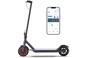 VOLPAM Electric Scooter Adults - Max 19-23Miles Range & 19MPH Speed E-Scooter, Powerful 350W Scooter, Folding Scooters with 8.5" Solid Tires, Kick Scooter, 2 Wheels and Height Handlebars