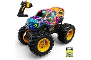 Coplus Monster Trucks Toys for Boys Age 4-7, 1:16 Scale Rechargeable RC Cars with Light, Remote Control Car for 5 6 7 8 Year Old boy, Birthday Christmas Toy Gift for Kids