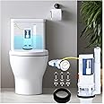 ZONE INDUSTRY CORP. 2-inch Dual Flush Valve, Push Button, Converter Kit, Replacement, Water-Saving, UPC & CUPC Listed Toilet Repair Kit, with gasket and bolts kits, For Use with Standard Flush Valves