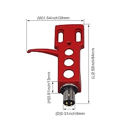 Mxfans Red Record Player Phonograph Cartridge Head