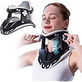 ALPHAY Neck Stretcher Cervical Traction,Neck Braces for Neck Pain and Support,Adjustable Cervical Traction Devices for Home Use,Neck Decompression Device and Revive Cervical Spine