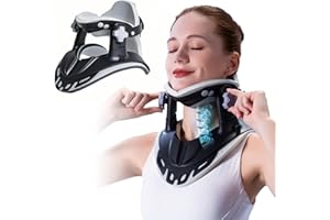 ALPHAY Neck Stretcher Cervical Traction,Neck Braces for Neck Pain and Support,Adjustable Cervical Traction Devices for Home Use,Neck Decompression Device and Revive Cervical Spine