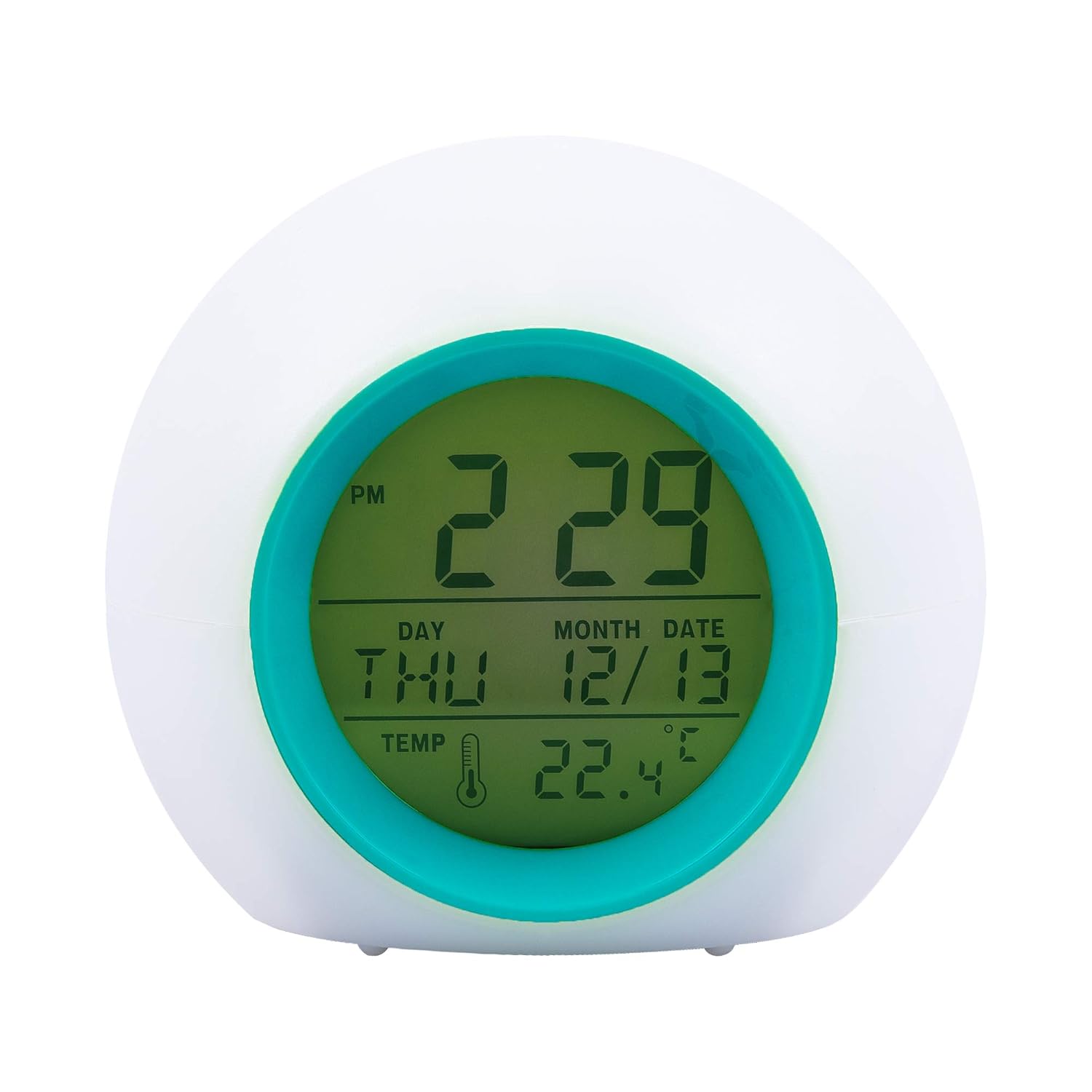 Fast Shipping And Best Service Cindick Kids Alarm Clock Wake Up Light Alarm Clock With 6 Natural Sounds 7 Auto Switch Colors For Kids Adults Blue Luxury Brand Maaun Net