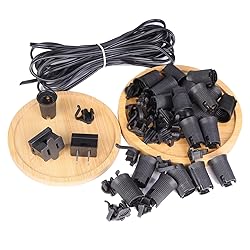 Encoidoz DIY Indoor Outdoor Light String Kit - 25FT