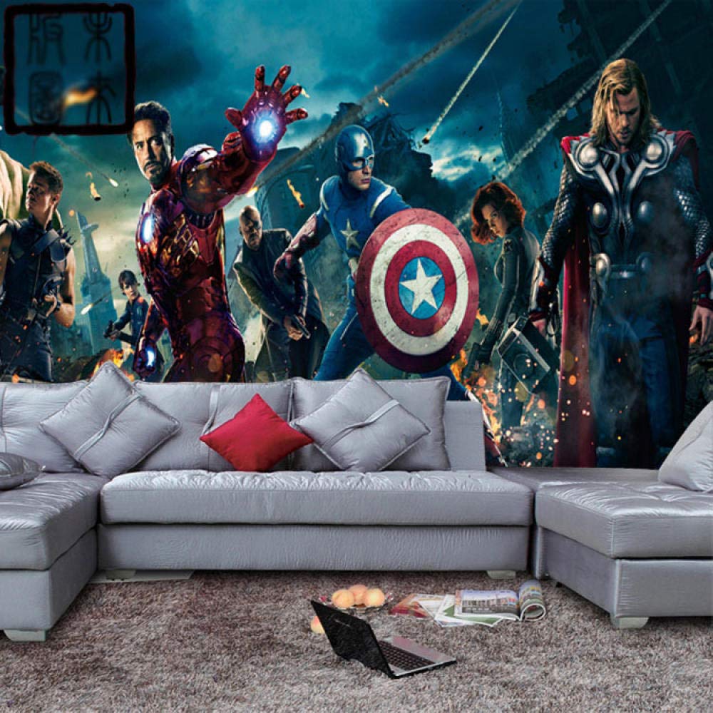 Amazon Com Wallpaper Mural Avengers Heroes Photo Wallpaper