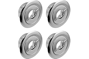 KNUPP CO. Retrofit Recessed Fire Sprinkler Escutcheon 1/2 in. IPS - Split 3 Piece in Chrome Plated - Depth Adjustment Range up to 3/4 in. for Fire Sprinkler Trim