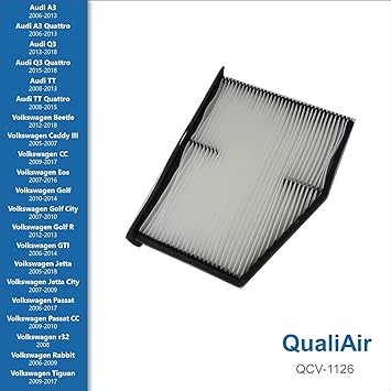 Amazon Com Qualiair Qcv 1126 Cabin Air Filter For Volkswagen