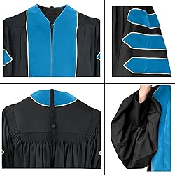Herrenbek Doctoral Graduation Gown Hood and Tam 8