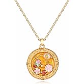 Vintage Necklaces for Women Flower Pearl Dainty Pendant Necklace Trendy Jewelry