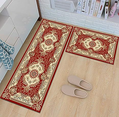 Amazon キッチンマット 洗える おしゃれ かわいい カラフル 滑り止め ロング キッチン マット 60 90cm チェック 黒 台所マット カラー インテリアマット モダン モノトーン 玄関マット 北欧 耐磨耗性 洗える 掃除易い 床暖房対応 玄関マット オンライン通販