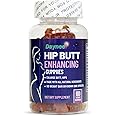 AIHIYO Hip Butt Enhancing Gummies, Mention Buttocks Gummy Supplements, Firm and Lift Butt Without Surgery, 60 Count