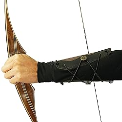 SAS Leather Traditional Arm Guard with Stretch Cord