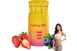 Cutting Mix Drink Packets - 2026New Strawberry Acai Refresher Concentrate for Wellness & Digestive Support, 30 Servings (1pcs