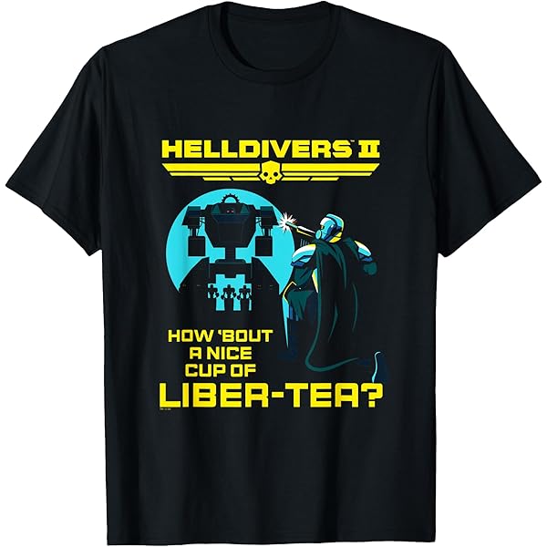 Helldivers 2 Sony PlayStation Game Sweet Liberty My Leg T-Shirt