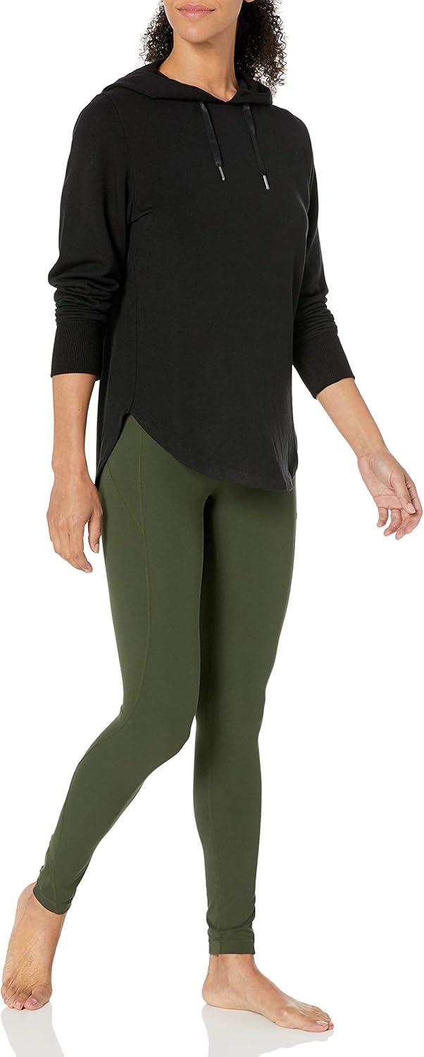  Brand - Core 10 Women's (XS-3X)Cloud Soft Yoga Fleece Hoodie Sweatshirt: Clothing