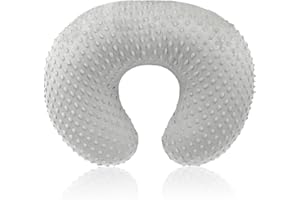 Nursing Pillow Covers Newborn, Breastfeeding Pillow Case Made Minky Fabric, Removable Nursing Covers Fits Breastfeeding Pillo