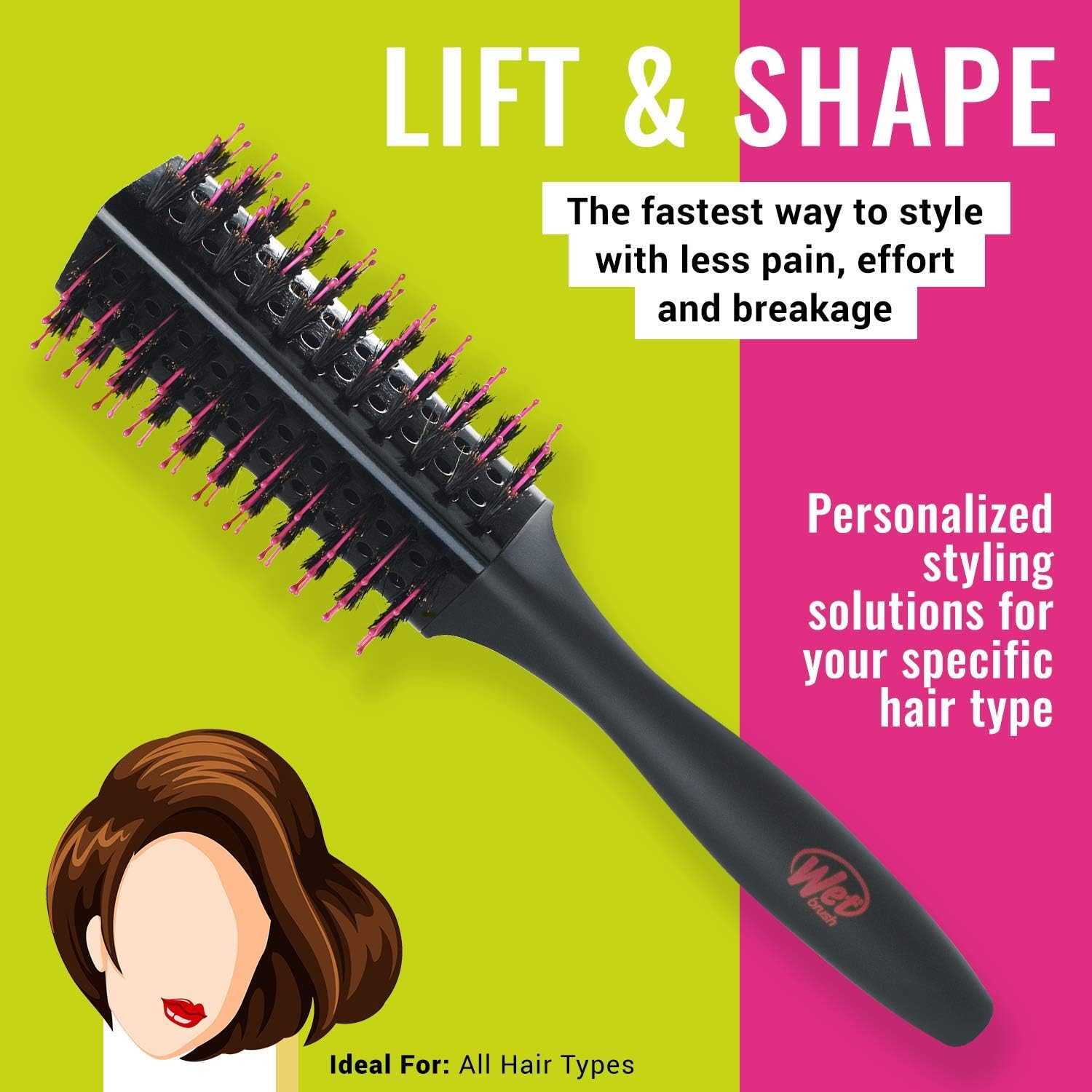 Wet Brush, Fast Dry Round Triangle By For Unisex, As Shown picture - Image 5