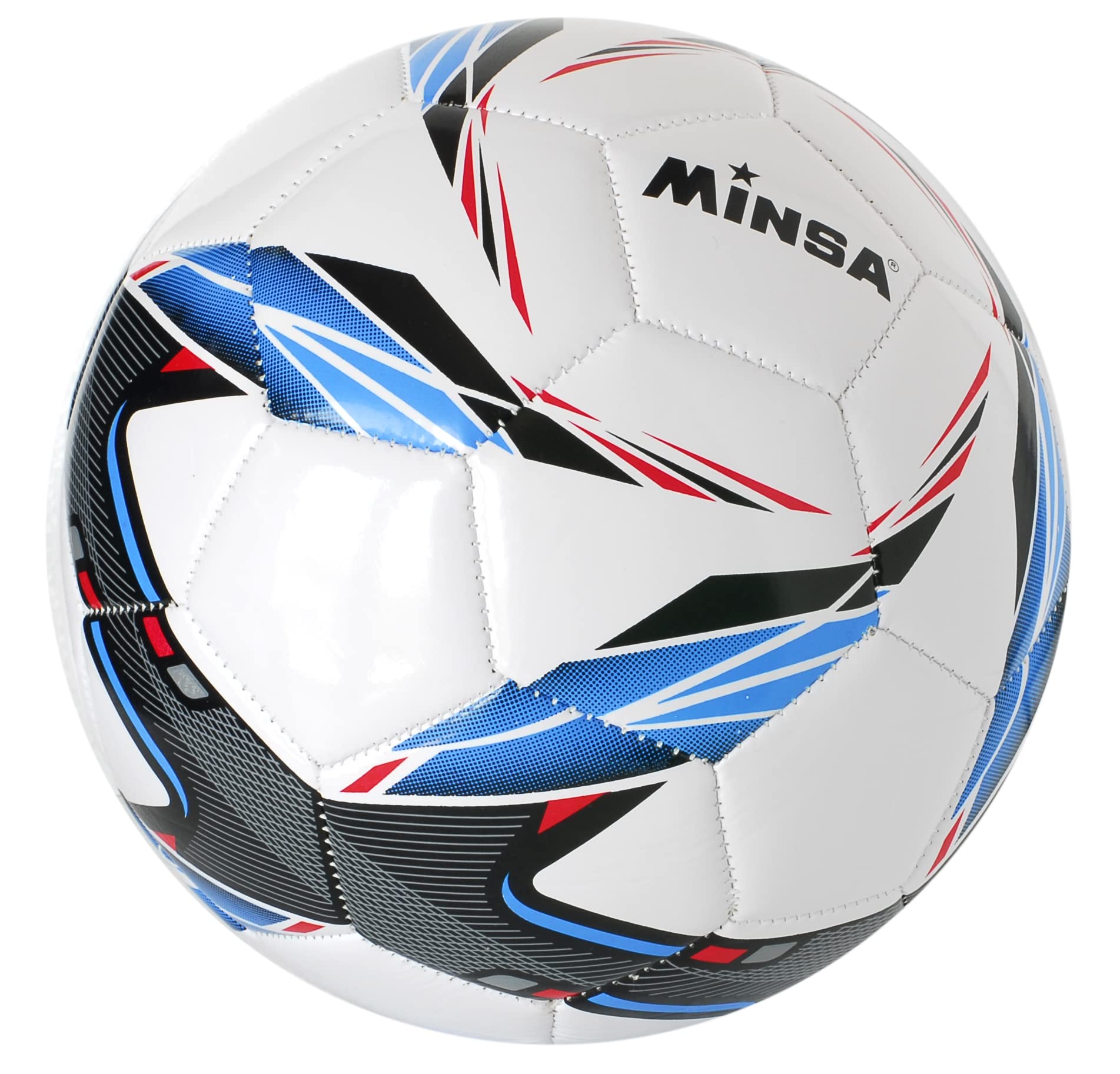 Football Training Or Match Size 5 Polished Ball (Color: White)