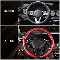 Aimato Car Steering Wheel Cover Carbon
