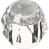 Danco 31229 Handle for Delta Monitor Tub/Shower Handles, Fits 1400 Series, White/Clear