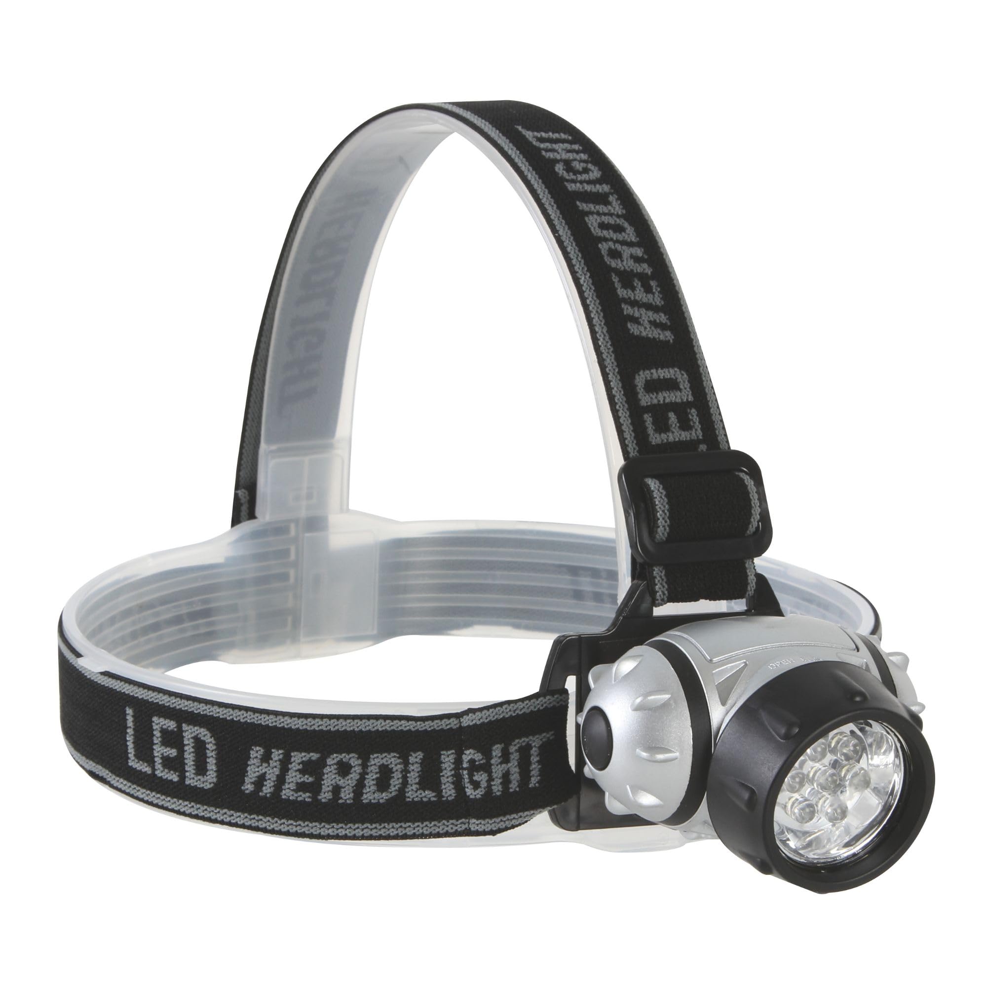 Perel Head Lamp with 7 Ultra Bright White LEDs, Black