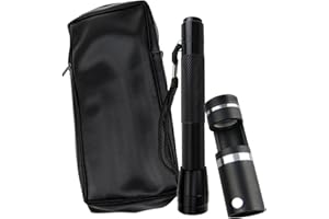 TEKCOPLUS Professional 18mm 10x Handheld Darkfield Loupe LED Polariscope with Flashlight, Dark Field Hastings Loupe Magnifier