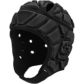 VICTRIDGE Soft Shell Flag Football Helmet Youth 7v7 Rugby Scrum Cap | Lightweight 2.9oz, Breathable Ventilation, Adjustable Fit, Multi-Sport Protection, Thick EVA Foam