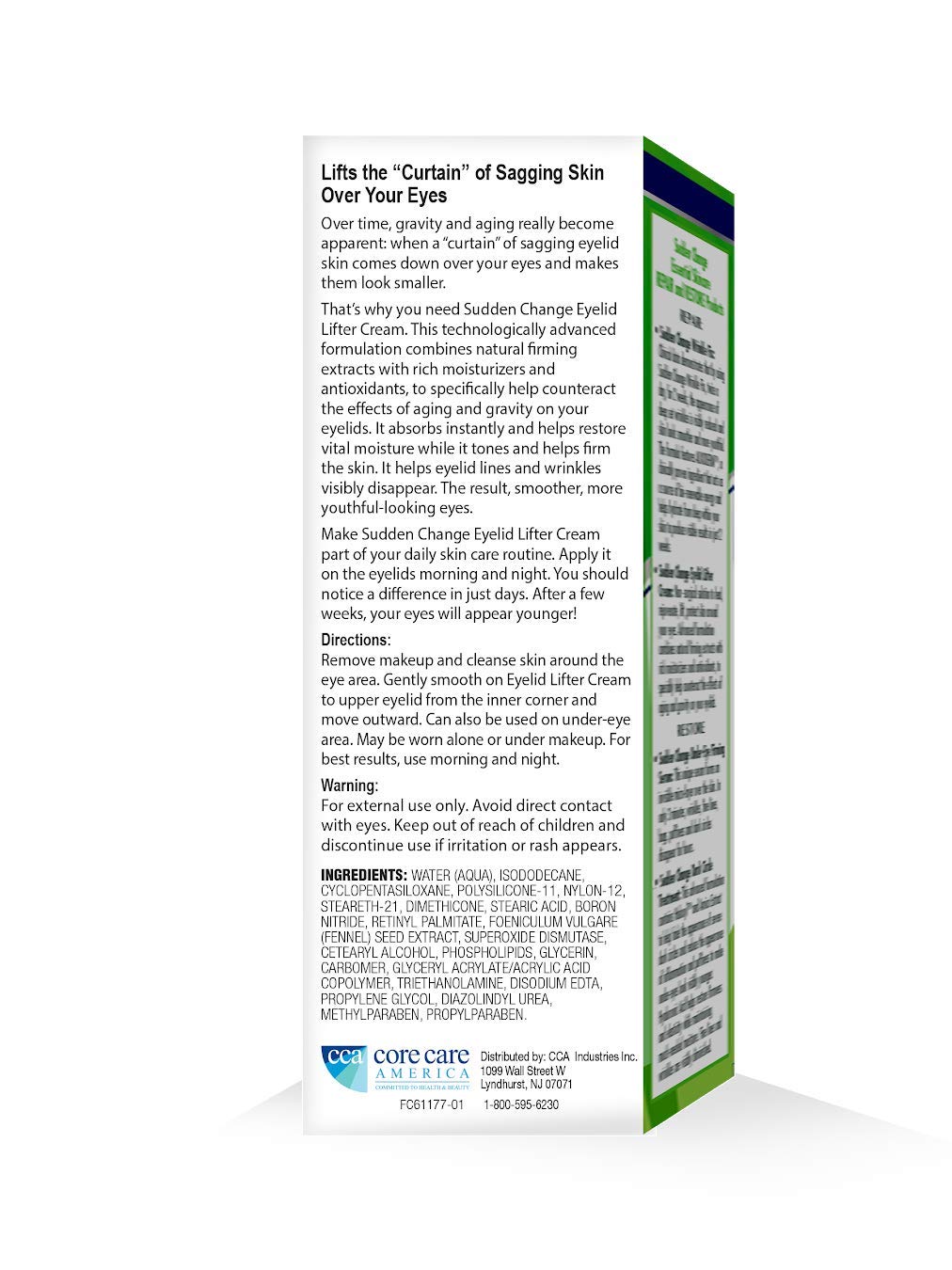 sudden change eyelid lifter cream