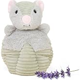 warmies Microwavable &amp; Weighted Stuffed Animals, Armadillo - Heated Stuffed Animal Plushie for Warmth &amp; Comfort - Cute Soft Plush Toys for Adults &amp; Children (Boys, Girls, Babies &amp; Toddlers)
