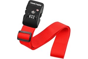 Travel Inspira Luggage Straps for Suitcases with TSA Lock, Protect Your Luggage Anti-Burst, High Visibility Color, Easy to Identify Luggage Adjustable Heavy Duty Belt for 20-32 Inch Suitcases