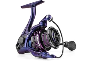 KastKing Royale Legend Pro Spinning Fishing Reel, Lightweight Yet Powerful, Digi-Cut Aluminum Gear, Aerodynamic Reel Rotor, 6.2:1 Gear Ratio, 25LBs Max Drag, TPE Handle Knobs, Unique Celestial Color