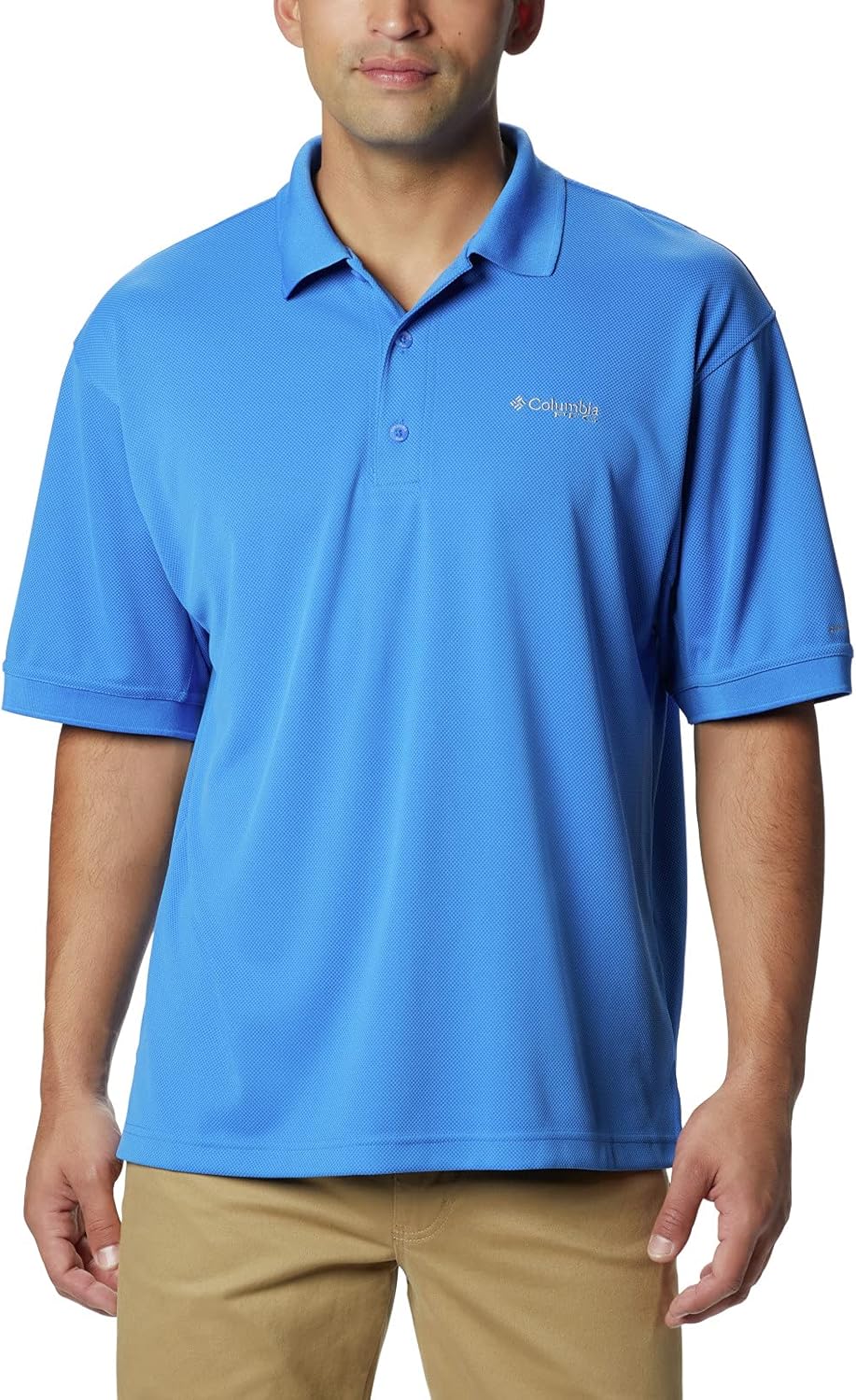 Columbia Men's Perfect Cast Polo Shirt, Vivid Blue, XSmall Amazon.ae